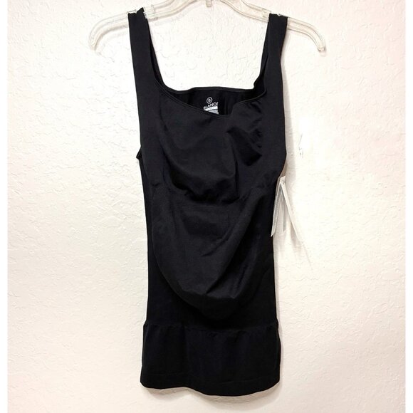 Blanqi Maternity Belly Support Tank Top NEW Womens Xl Black Trimester 2 & 3 - Picture 2 of 8